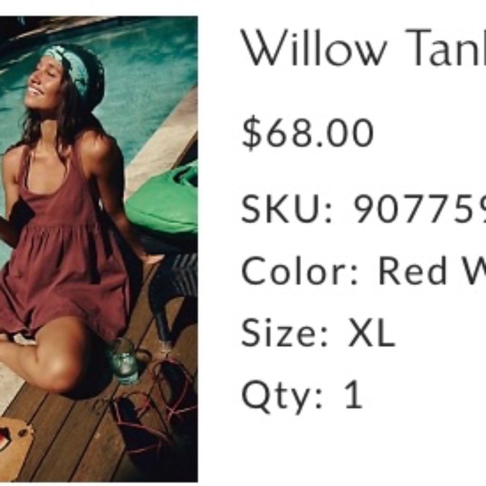 Free People Willow Tank Mini